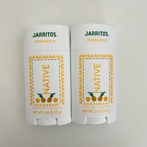 2 PACK - Native Deodorant Limited Edition Jarritos - Pineapple - 2.65oz New
